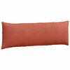 vidaXL Sofapuder 2 pcs R&oslash;d orange 120 x 40 cm Velourstof
