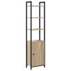 vidaXL Bogskab Sonoma eg 40 x 24 x 161 cm Konstrueret tr&aelig;