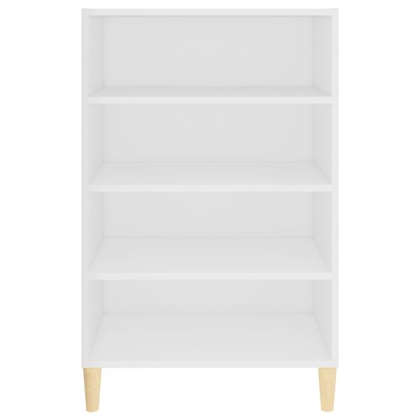 vidaXL skænk 57x35x90 cm konstrueret træ hvid