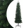 vidaXL Artificial Slim Christmas Tree 150 cm PE og PVC Gr&oslash;n