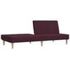 vidaXL 2-personers sovesofa stof lilla