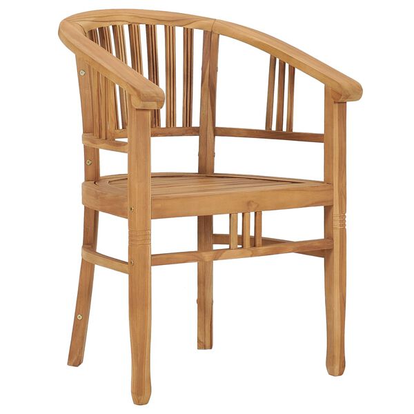 vidaXL spisebordss&aelig;t til haven 9 dele massivt teaktr&aelig;