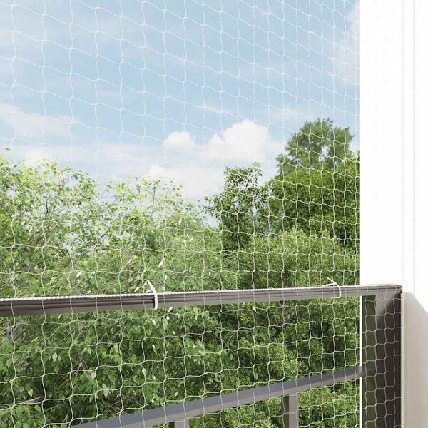 vidaXL kattenet 12x3 m nylon transparent