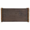 vidaXL Sidebord Naturfarvet 44,5 x 45 x 45 cm Massiv Mahogni