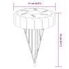 vidaXL solcellelamper med jordspyd 4 stk. varmt hvidt lys