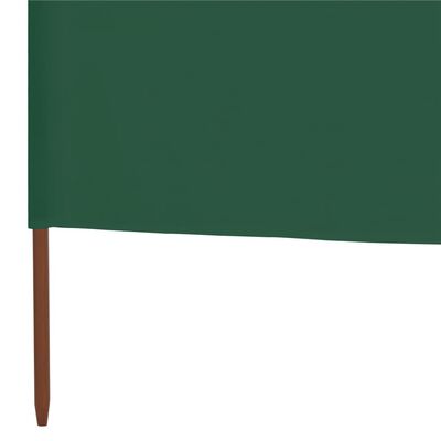 vidaXL 5-panels læsejl 600x160 cm stof grøn