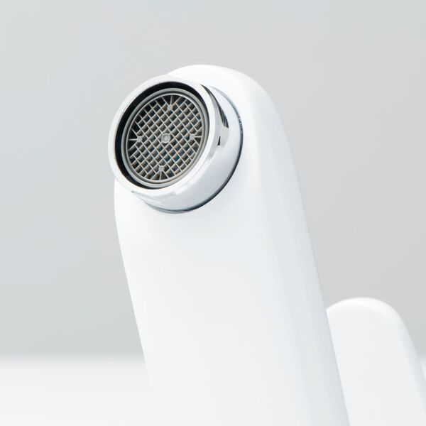 SCHÜTTE blandingsbatteri til håndvask ALASKA hvid og krom