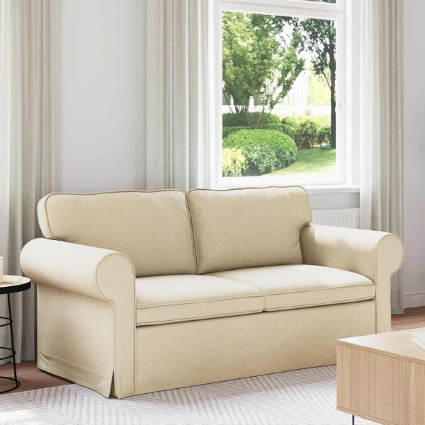 vidaXL Sofa Creme Samlede dimensioner: 175 x 82 x 80 cm (B x D x H)