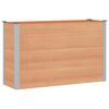 vidaXL H&oslash;jbed Brun 150 x 50 x 91 cm WPC og Aluminium