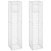 vidaXL gabionkurve 2 stk. 40x40x180 cm jern