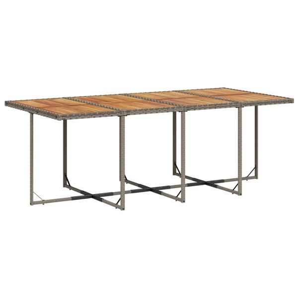 vidaXL spisebordss&aelig;t til haven 13 dele med hynder polyrattan gr&aring;