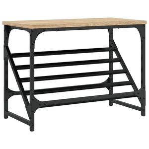 vidaXL skoreol 60x30x45 cm konstrueret tr&aelig; sonoma-eg