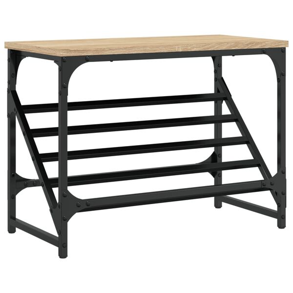 vidaXL skoreol 60x30x45 cm konstrueret træ sonoma-eg