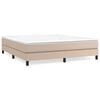 vidaXL Boxspring sengeramme 180x200 cm kunstl&aelig;der cappuccinofarvet