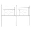 vidaXL udskiftningsgavl 160 cm metal hvid