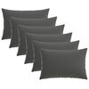 vidaXL Pudebetr&aelig;k 6 pcs HEERLEN Antracit 50 x 70 cm Polyester