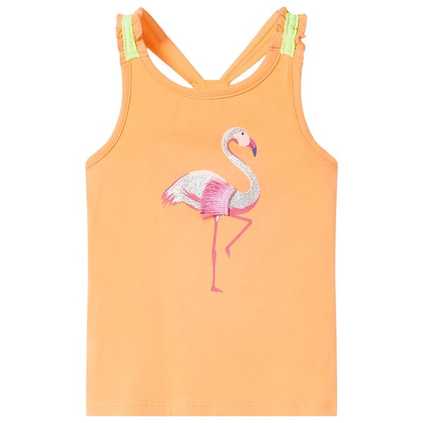 Tanktop til b&oslash;rn str. 104 orange