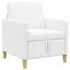 vidaXL Sofa med opbevaring Hvid 72 x 78 x 87 cm Polyester