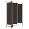 vidaXL 6-panels rumdeler 240x220 cm stof brun