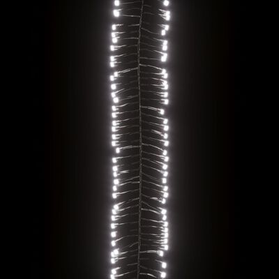 vidaXL LED-lyskæde 2000 LED'er 17 m PVC koldt hvidt lys