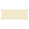 vidaXL solsejl 2x4,5 m 160 g/m² HDPE cremefarvet