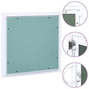 vidaXL adgangspanel med aluminiumsramme og gipsplade 200x200 mm