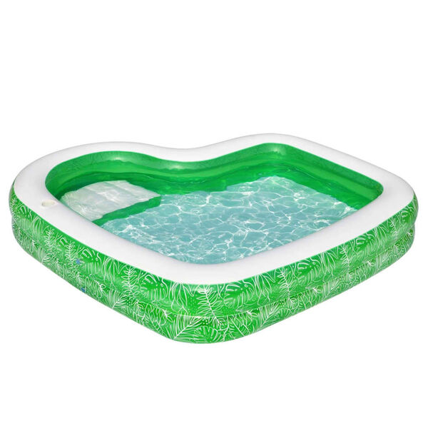 Bestway swimmingpool med s&aelig;de Tropical Paradise 231x231x51 cm