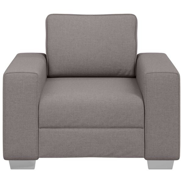vidaXL Sofa 59cm Gr&aring;brun Stof
