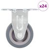 vidaXL faste hjul 24 stk. 50 mm