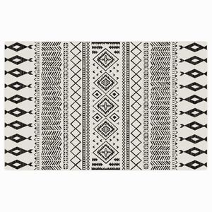 vidaXL gulvt&aelig;ppe 190x300 cm inde/ude skridsikkert kort luv flerfarvet