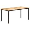 vidaXL spisebord 160x80x76 cm ru mangotr&aelig;