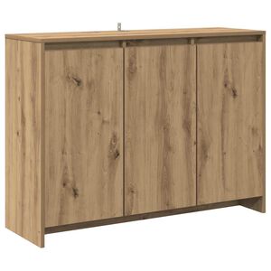 vidaXL sk&aelig;nk 102x33x75 cm konstrueret tr&aelig; kunsteg