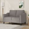vidaXL 2-personers sofa 120 cm stof gr&aring;brun