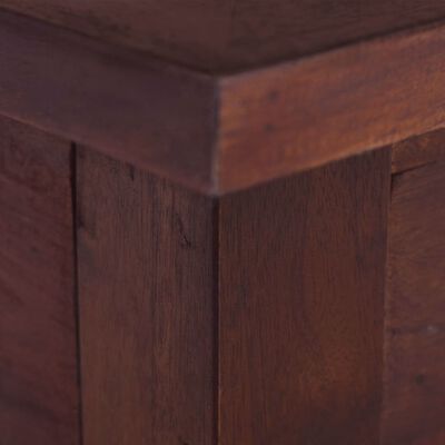 vidaXL sofabord 100x50x30 cm massivt mahognitræ klassisk brun