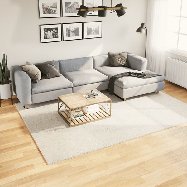 vidaXL gulvt&aelig;ppe OVIEDO 200x280 cm kort luv beige