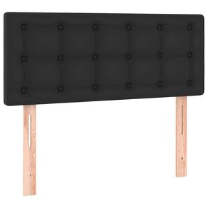 vidaXL sengegavl 80x5x78/88 cm kunstl&aelig;der sort
