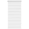 vidaXL zebragardin 60,9x120 cm stofbredde 56,7 cm hvid