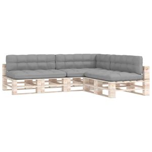 vidaXL hynder til pallesofa 7 stk. gr&aring;