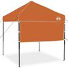 vidaXL Pop-up canopy telt Orange 200 x 200 cm Stof