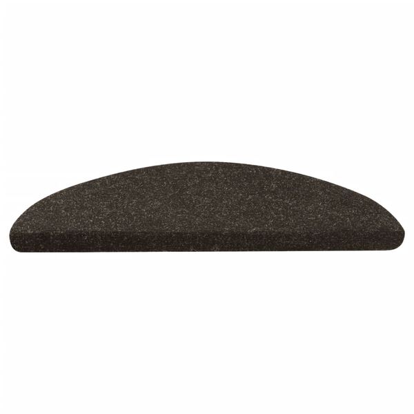 vidaXL selvklæbende trappemåtter 10 stk. 56x17x3 cm antracitgrå