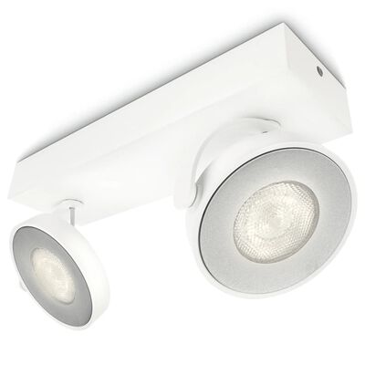 Philips myLiving LED-spotlight Clockwork 2x4,5 W hvid 531723116