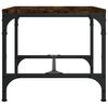 vidaXL sideborde 2 stk. 40x40x35 cm konstrueret træ røget egetræsfarve