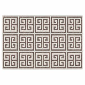 vidaXL gulvt&aelig;ppe 120x180 cm inde/ude skridsikkert kort luv flerfarvet