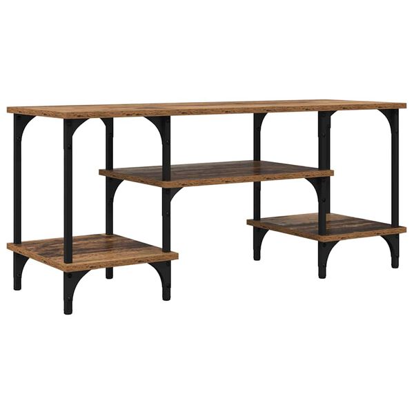 vidaXL TV-skab Gammelt tr&aelig; 102 x 35 x 45,5 cm Ingeni&oslash;rt tr&aelig; og jern