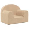 vidaXL sofa til b&oslash;rn bl&oslash;dt plys cremefarvet