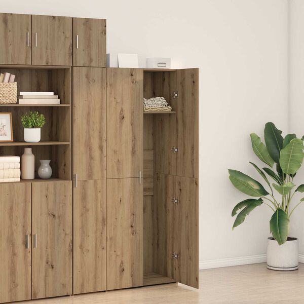 vidaXL Highboard artisan eg 70 x 42,5 x 185 cm Konstrueret tr&aelig;