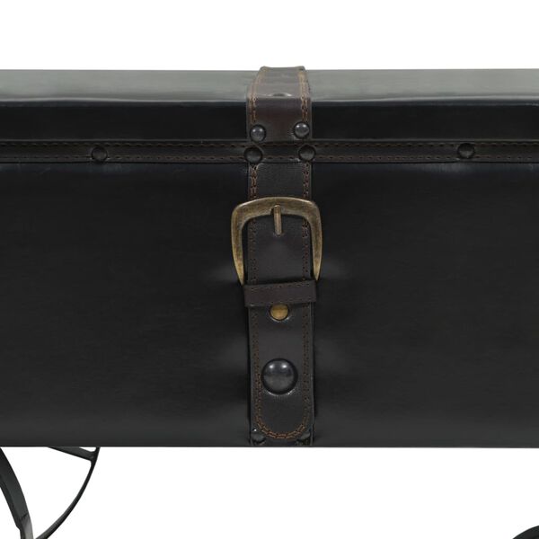 vidaXL sofabord MDF og fyrretræ 110 x 55 x 43 cm