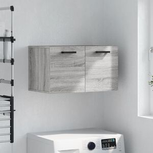 vidaXL v&aelig;gskab 60x36,5x35 cm konstrueret tr&aelig; gr&aring; sonoma-eg