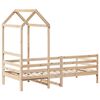 vidaXL daybed med tag 90x190 cm massivt fyrretr&aelig;