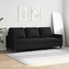 vidaXL 3-personers sofa 180 cm stof sort